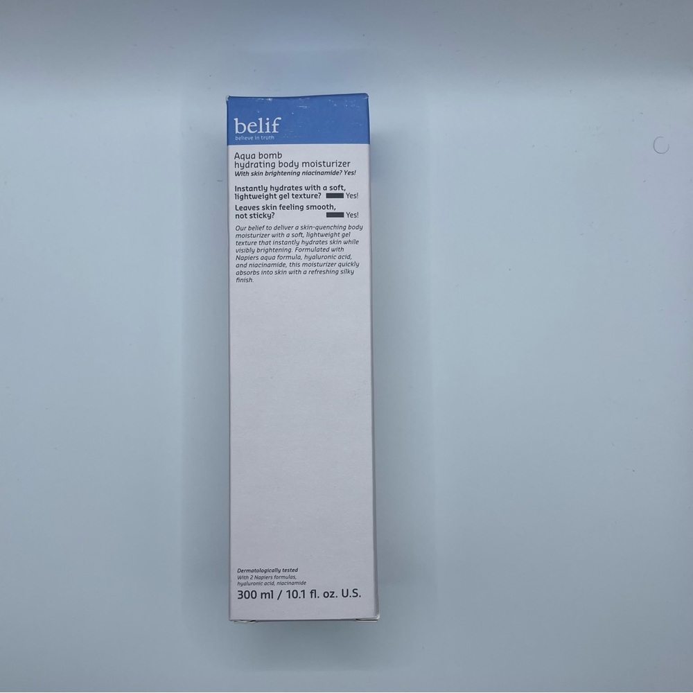 Belief Aqua Hydrating body moisturizer